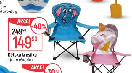 Dětské kempingové křeslo