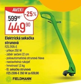 Elektrická strunová sekačka Fieldmann FZS 2105-E