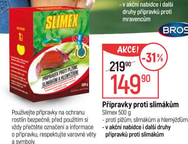 Přípravek proti slimákům Slimex Nohel Garden