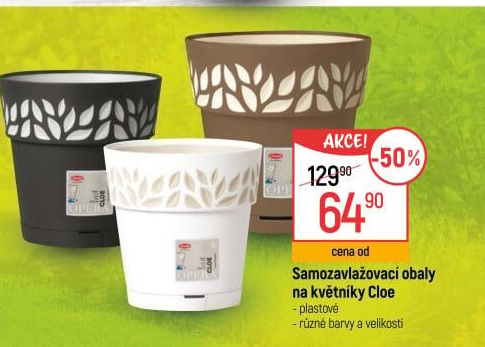Samozavlažovací květináč Stefanplast