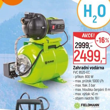 Zahradní vodárna Fieldmann FVC 8520-EC