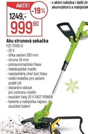 Aku strunová sekačka Fieldmann FZS701050