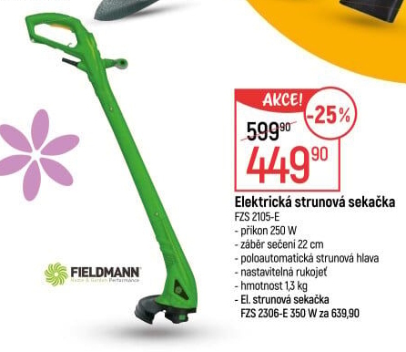 Elektrická strunová sekačka Fieldmann FZS 2105-E