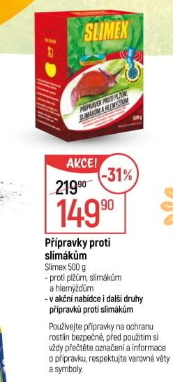 Přípravek proti slimákům Slimex Nohel Garden