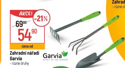 Zahradní nářadí Garvia