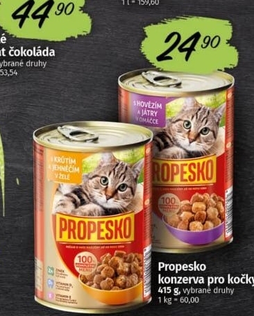 Konzerva pro psy Propesko