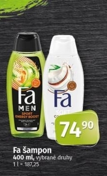 Sprchový gel Fa
