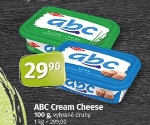 Sýr Cream Cheese ABC Belje