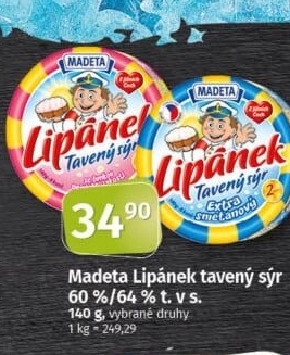 Sýr tavený Lipánek Madeta
