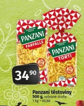 Těstoviny Panzani
