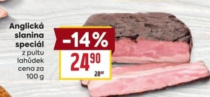 Anglická slanina speciál