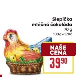 Čokoládová slepička