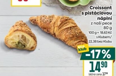 Croissant s náplní