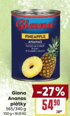 Kompot ananas Giana
