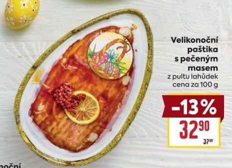 Paštika velikonoční s pečeným masem