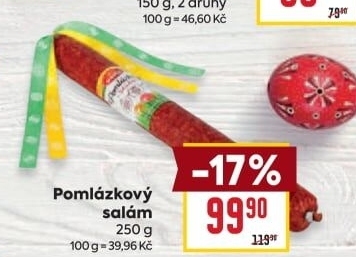 Pomlázkový salám Krásno