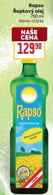 Řepkový olej Rapso