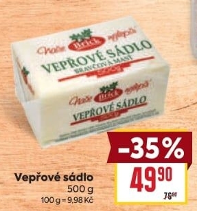 Sádlo vepřové Brick