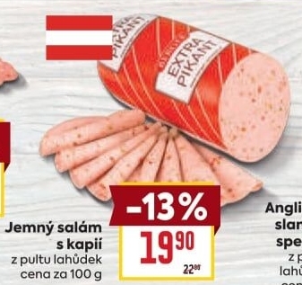 Salám jemný s kapií Berger