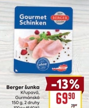 Šunka jemně křupavá Berger