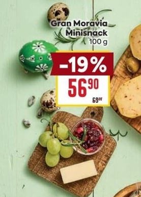 Sýr Gran Moravia Minisnack Henri Willig