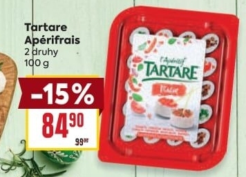 Sýr jednohubky Aperifrais Tartare