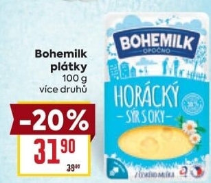 Sýry Bohemilk Opočno