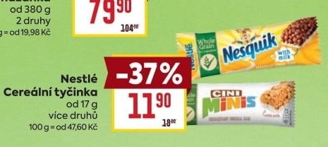 Tyčinka cereální Nestlé