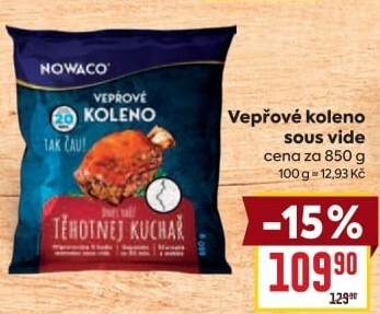 Vepřové koleno Sous vide Těhotnej kuchař Nowaco