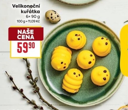 Zákusek Velikonoční kuřátko