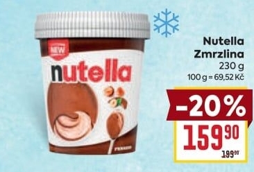 Zmrzlina Nutella