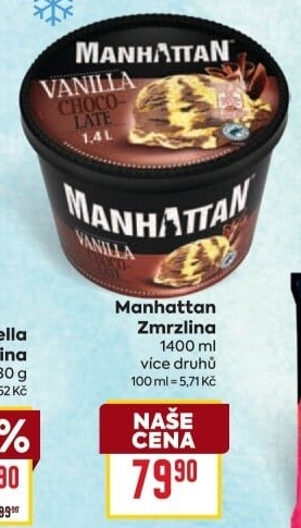 Zmrzlina v kelímku Manhattan Nestlé