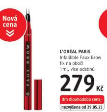 Pero na obočí Infaillible Faux Brow L'