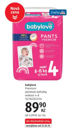 Pleny dětské Babylove Premium Pants