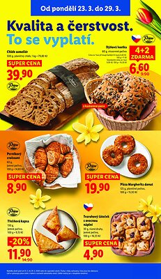 akční leták Lidl 23.3.2026-25.3.2026