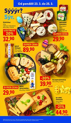 akční leták Lidl 23.3.2026-25.3.2026