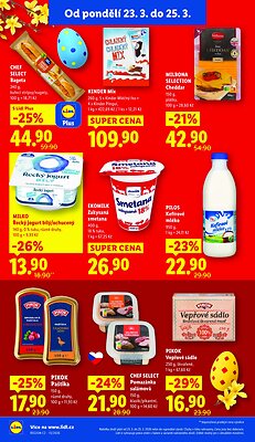 akční leták Lidl 23.3.2026-25.3.2026
