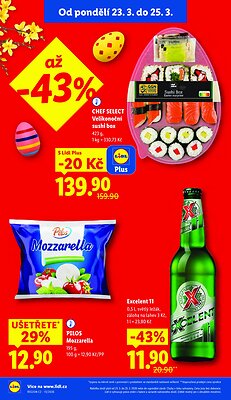 akční leták Lidl 23.3.2026-25.3.2026