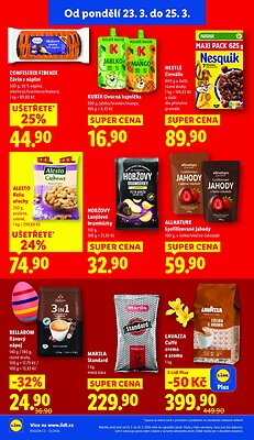 akční leták Lidl 23.3.2026-25.3.2026
