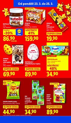 akční leták Lidl 23.3.2026-25.3.2026