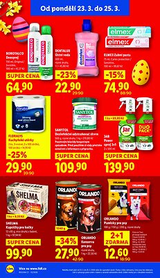 akční leták Lidl 23.3.2026-25.3.2026