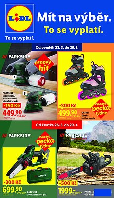 akční leták Lidl 23.3.2026-29.3.2026