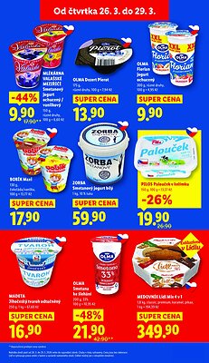 akční leták Lidl 26.3.2026-29.3.2026