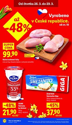 akční leták Lidl 26.3.2026-29.3.2026