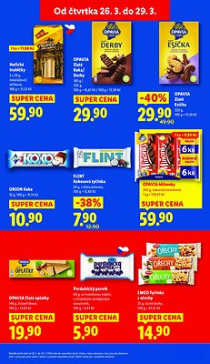 akční leták Lidl 26.3.2026-29.3.2026