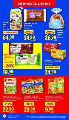 akční leták Lidl 26.3.2026-29.3.2026