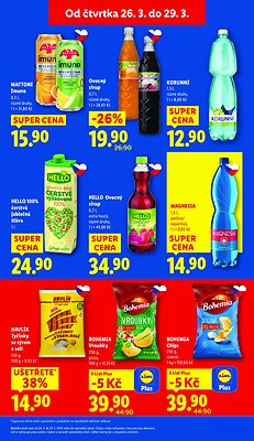 akční leták Lidl 26.3.2026-29.3.2026