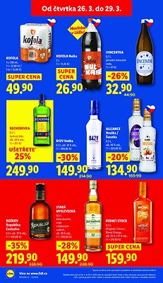 akční leták Lidl 26.3.2026-29.3.2026