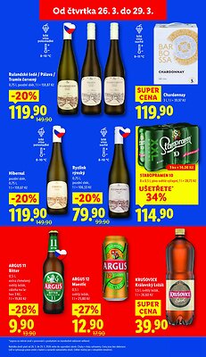 akční leták Lidl 26.3.2026-29.3.2026