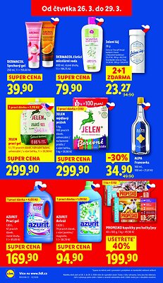akční leták Lidl 26.3.2026-29.3.2026